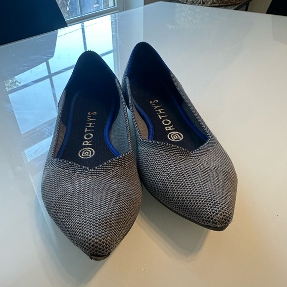 Rothy’s The Point - size 7 - cloud grey birdseye - Picture 4 of 12